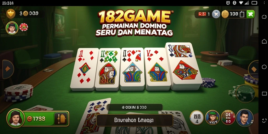Tampilan gameplay seru dalam 182GAME dengan pemain berinteraksi.