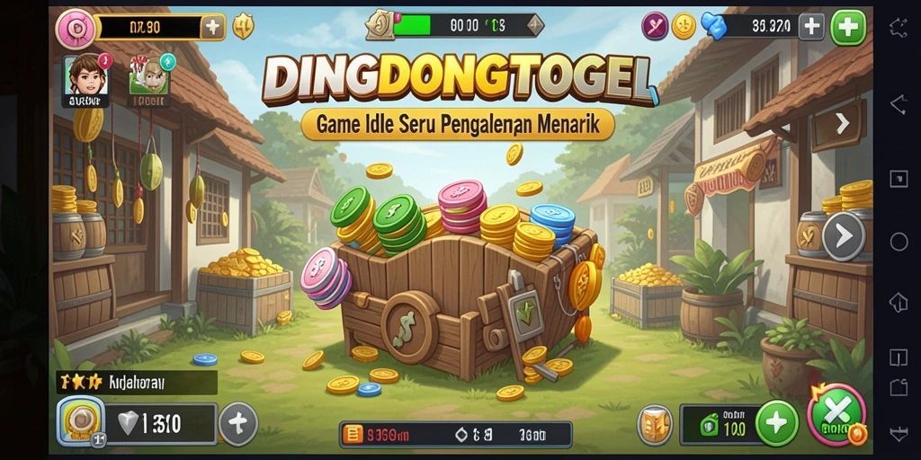 Tampilan gameplay DINGDONGTOGEL yang menarik dan asyik.