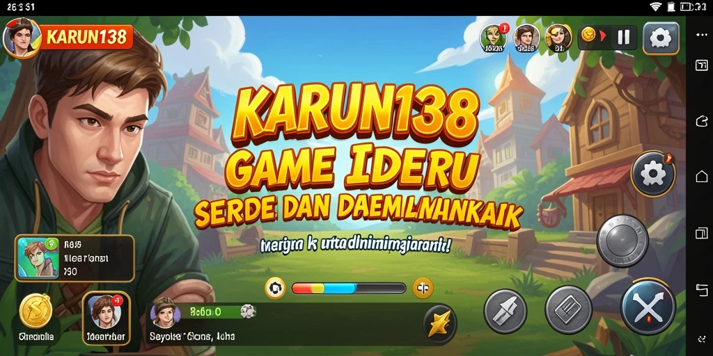 Screenshot gameplay KARUN138 menampilkan kemajuan santai yang memuaskan.