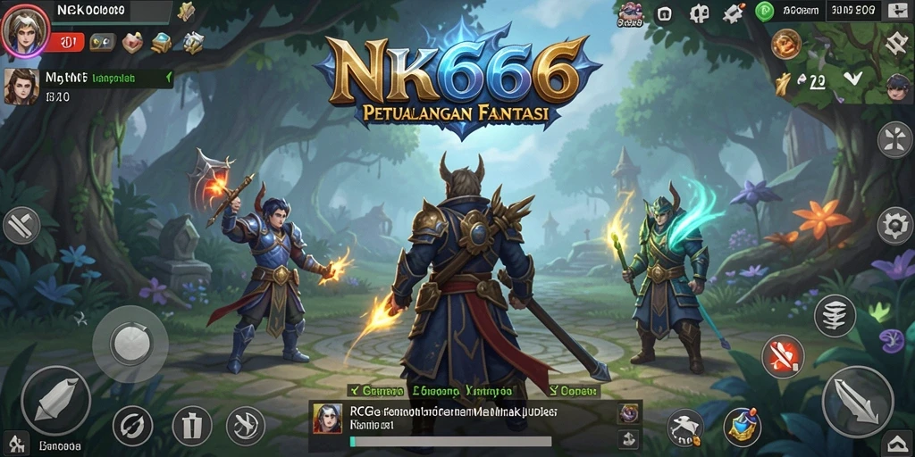 Tampilan menarik dari gameplay NK666 yang penuh aksi RPG.